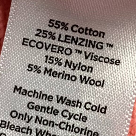 Talbot Sweater Women's 2X Pink Fair Isle Crewneck Merino wool Blend Crew Plus - Picture 6 of 9